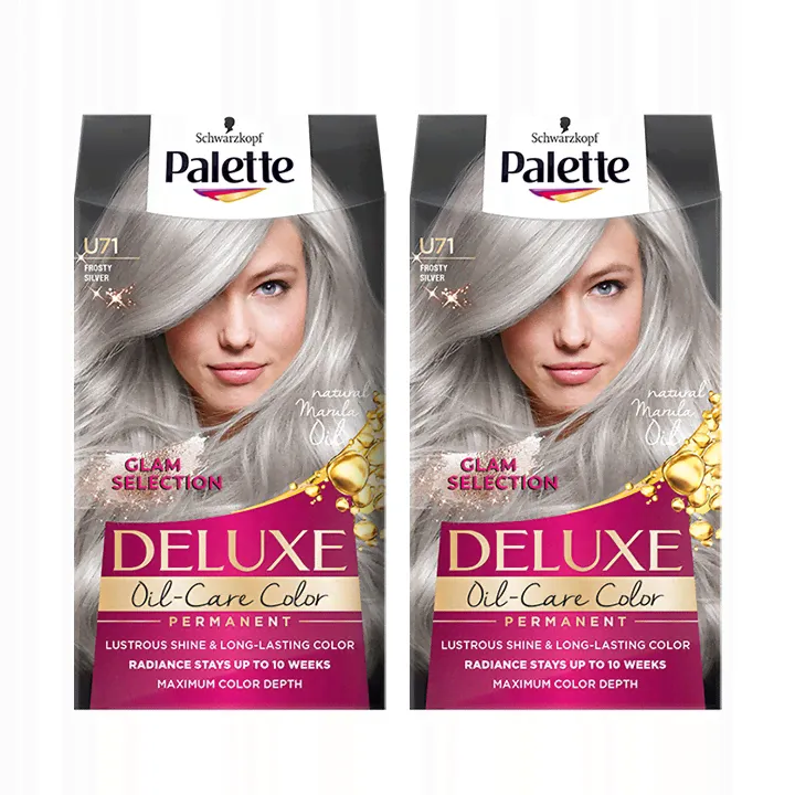 Palette Deluxe Краска для Волос Холодные SrebroU71 x2-0