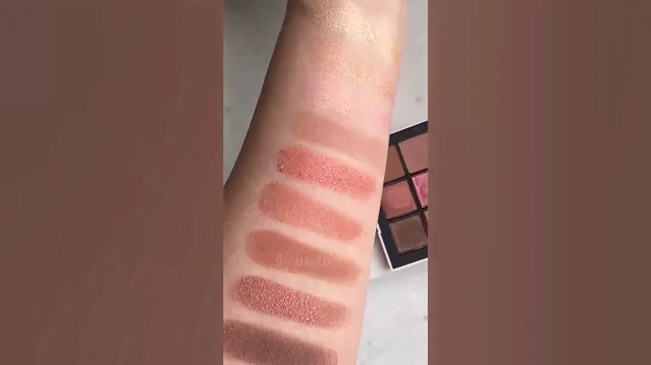 NARS || ORGASM RISING EYESHADOW PALETTE Swatch