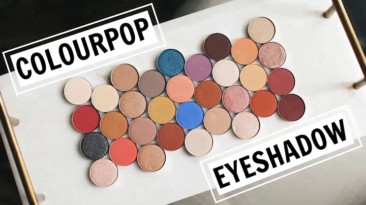 NEW! COLOURPOP PRESSED EYESHADOW SWATCHES!