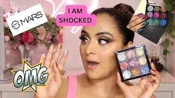 MARS GLITTER PALETTE  .!! I AM SO SHOCKED .!!  || NON SPONSORED || MAKEUP REVIEW