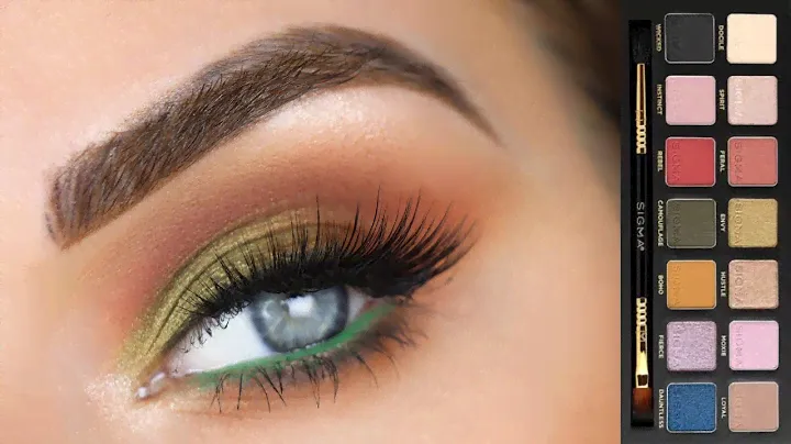 New Sigma Beauty Untamed Eyeshadow Palette Tutorial