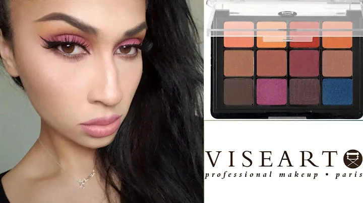 Viseart $80 14 Neutral Mattes : Milieu SlimPro Eyeshadow Palette