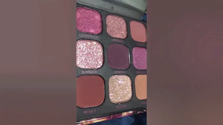 Makeup Revolution Forever Flawless Allure eyeshadow palette swatches!!