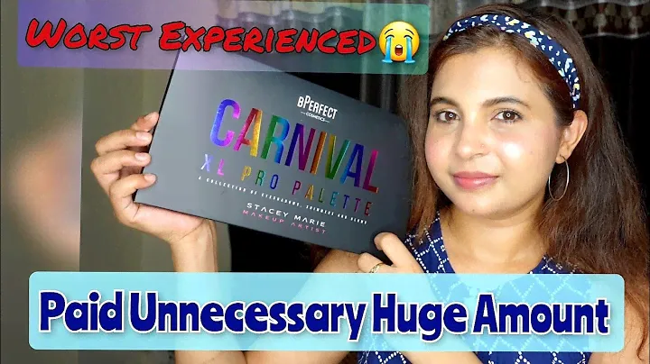 Honest Review| Worst Experience 😪| Unboxing My New Carnival XL Pro Eyeshadow Pallet x Stacey Marie