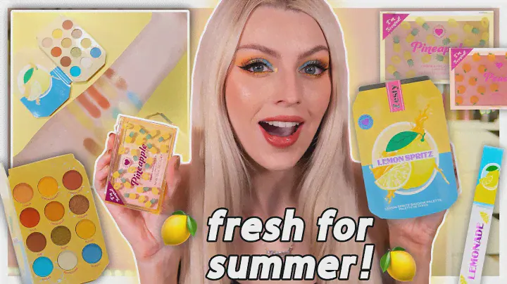 perfect palette for summer! - Testing Lemon Spritz & Peach Ombre Blush! 🍋 🍑