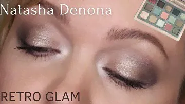 NATASHA DENONA RETRO GLAM PALETTE! Идея макияжа, только коричневые оттенки.