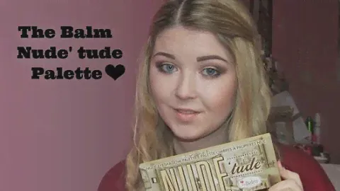 The Balm Nude' tude Palette Tutorial| Smoky Eye Peach Nude