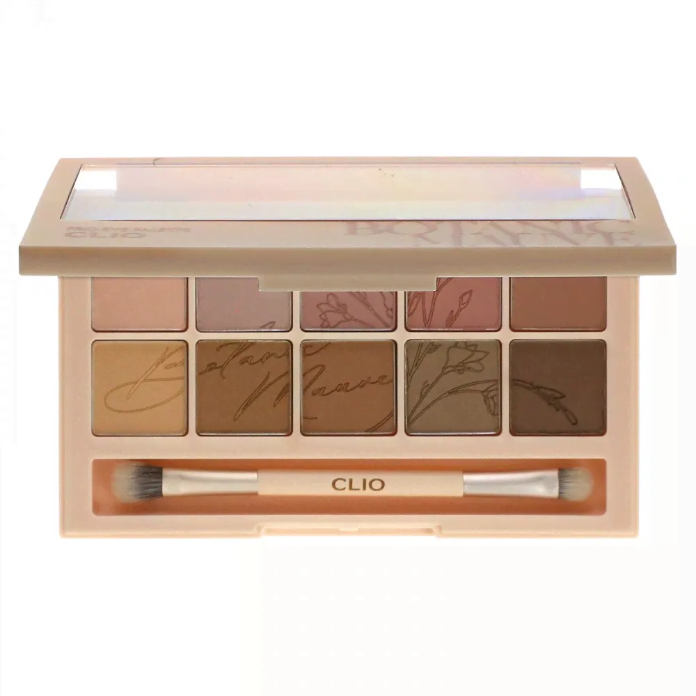 Clio, Палетка для век Pro Eye Palette, 09 Botanic Mauve, 1 палитра-2