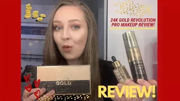 24K GOLD REVOLUTION PRO | SERUM PRIMER, FIXING SPRAY AND EYESHADOW PALETTE | REVIEW!