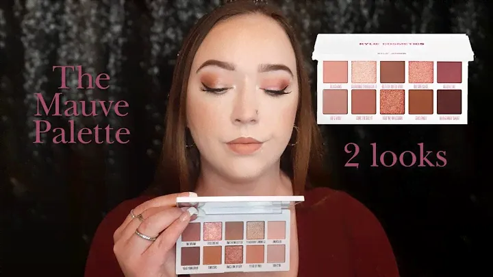NEW Kylie Cosmetics The Mauve Palette | 2 Looks 1 Palette BEST MAUVE PALETTE