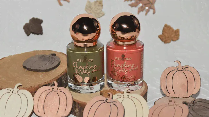 Pumpkins Pretty Please! Matte Nail Polishes From Essence Fall 2022 Collection || Swatch And Review