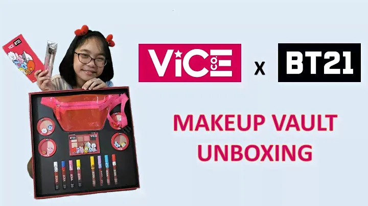 Vice Cosmetics BT21 VAULT Unboxing