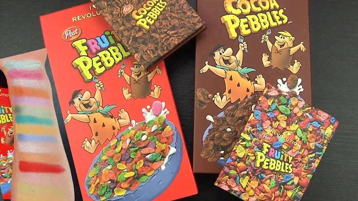 I HEART REVOLUTION x PEBBLES Flintstone Cereal Collection // Swatches & Review