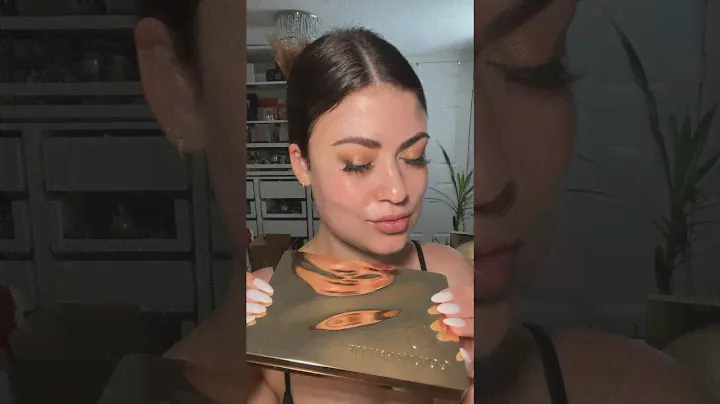 Natasha Denona Golden Eyeshadow Palette Tutorial 🌟🏆💛 #newmakeup #goldeyeshadow