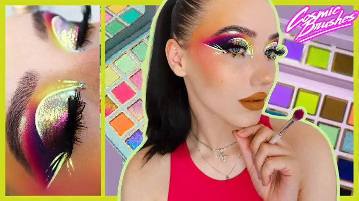 LET'S DO SOME DRAMATIC MAKEUP USING COSMIC BRUSHES PALETTES | MAKEMEUPMISSA