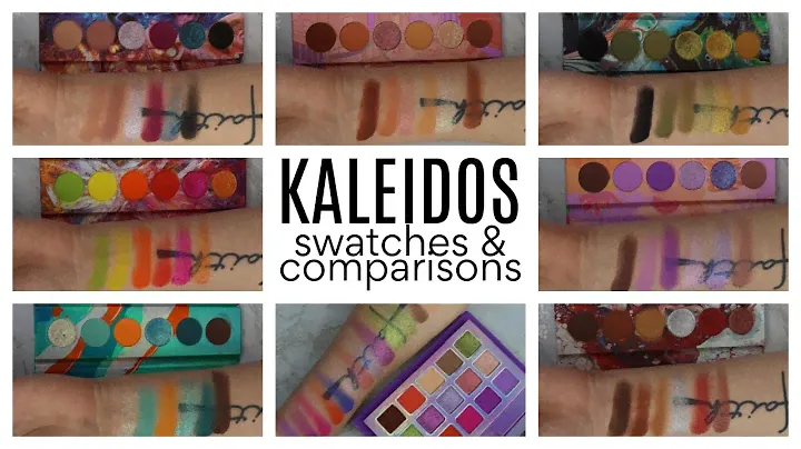Ranking & Swatching Every Kaleidos Palette from WORST to BEST #INDIEMAS
