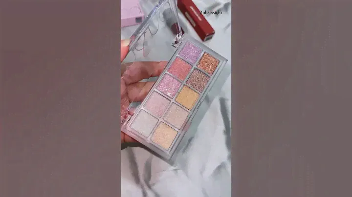 TIRA HAUL Korean Makeup Rom&nd Glitter Palette & Lip Tint #makeup #makeuplover #koreanmakeup #lips