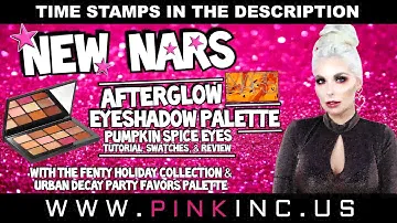 NARS Afterglow Eyeshadow Palette Pumpkin Spice Eyes | Tutorial, Swatches, & Review | Tanya Feifel