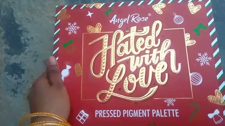 #meesho #Angel Rose Hated with love Eyeshadow palette 🤩 full review on my YouTube channel||