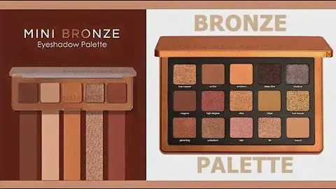Natasha Denona - ☀️ Comparison between Mini & Bronze Palette + Swatches ☀️ | MAKEUP ADDICTED