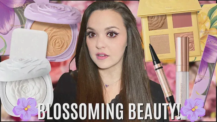Kiko Milano Blossoming Beauty Collection! 💜🌼💜 Foundation, Face Palette, Perfecting Powder & More!
