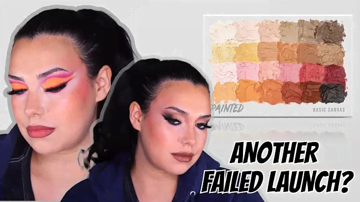 PAINTED CO BLANK CANVAS PALETTE TRY- ON AND HONEST REVIEW