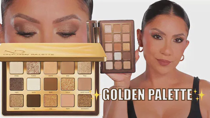 *new* NATASHA DENONA GOLDEN ✨ EYESHADOW PALETTE + DEMO, REVIEW & SWATCHES | MagdalineJanet