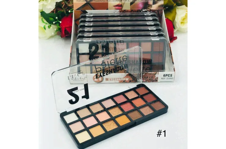 Тени DoDo Girl Palette Eyeshadow 21 цветов №1-0