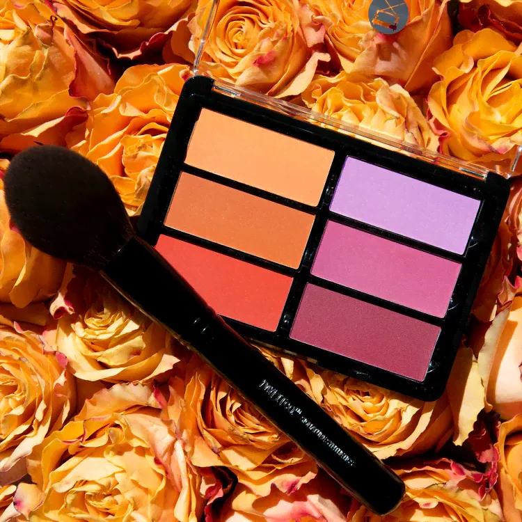 Палетка румян Orange/Violet Blush Palette-0