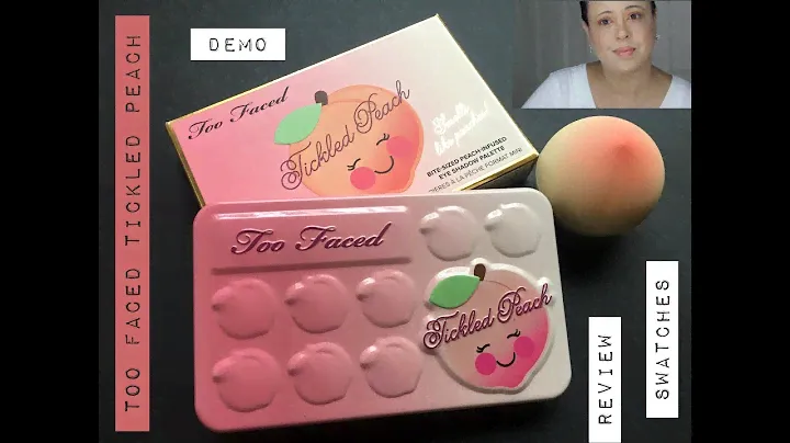 Too Faced Tickled Peach Eye Shadow Palette Review, Swatches and Demo