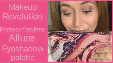Make up revolution forever flawless Allure eyeshadow palette / easy eyeshadow look