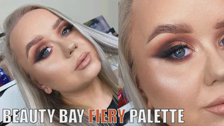 Оранжевый дымчатый глаз | Палетка Beauty Bay FIERY