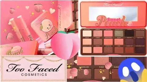 TOO FACED SWEET PEACH PALETTE | ОБЗОР | СВОТЧИ