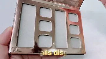 Diy empty rectangular square triangle eyeshadow palette
