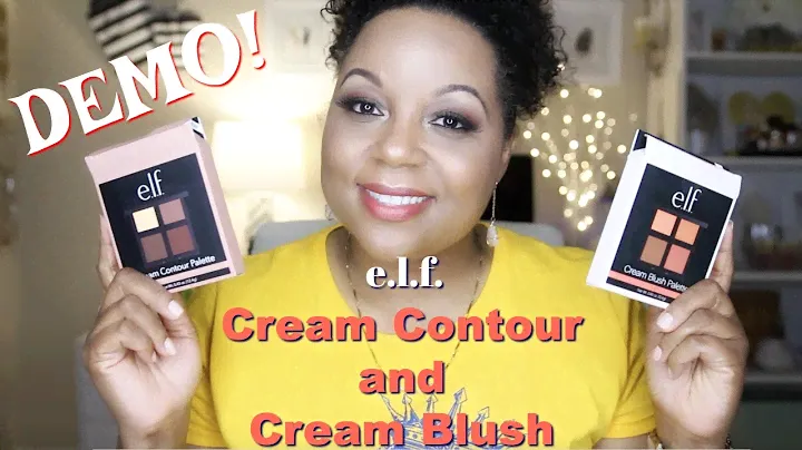 e.l.f. Cream Blush and Cream Contour | DEMO | My thoughts 🤔