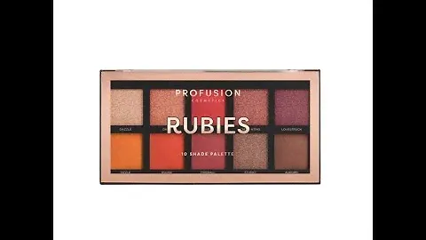 PROFUSION COSMETICS RUBIES PALETTE