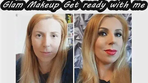 Glam makeup get ready with me Makeup Revolution Euphoria Palette