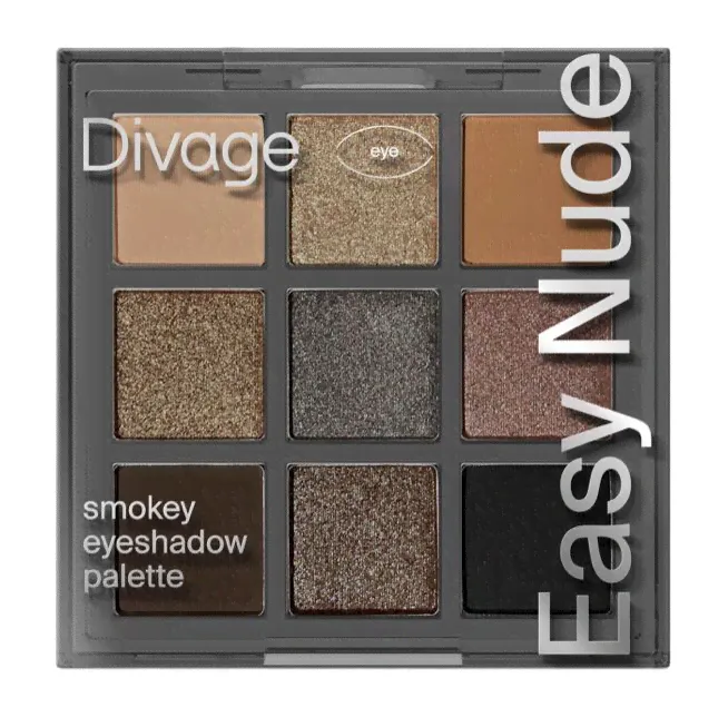 Divage Палетка теней для век Easy Nude Ж Товар Smokey eyeshadow palette-4
