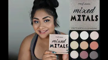 Profusion Mixed Metals Eyeshadow Palette Review Pt.2 (Amber Palette)