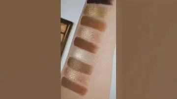 Natasha Denona Golden Eyeshadow Palette Live Swatches