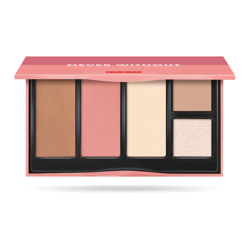 Палетка для макияжа лица Never Without Palette 001 - 15ml | PUPA | Лицо | Румяна