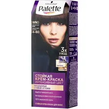 Palette Интенсивный цвет Стойкая крем-краска для волос, WN3 4-60, Золотистый кофе.