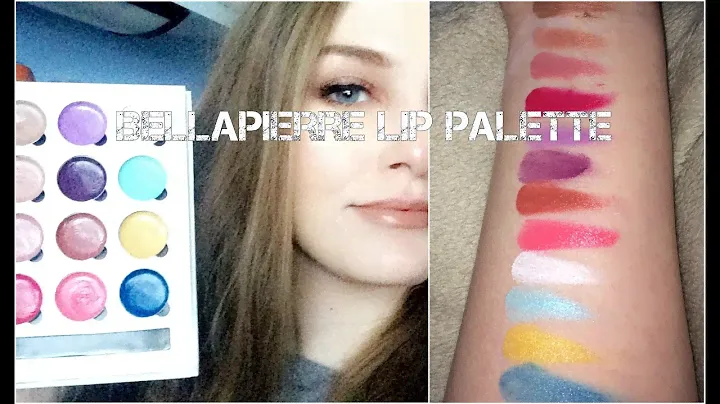 BELLA PIERRE PRO MATTE LIPSTICK PALETTE ~ Review
