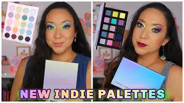New Indie Makeup! Glaminatrix Pretty In Pastels & Adept Cosmetics Cyborg Choir Palette | 2 Looks