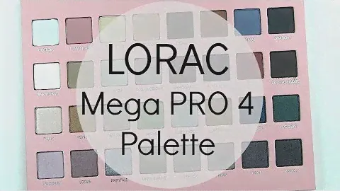 Палитра LORAC Mega PRO 4: живые образцы и обзор