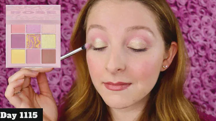 Учебник, образцы и обзор палитры теней для век HUDA BEAUTY Rose Pastel Obsessions