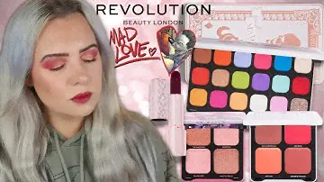 MAKEUP REVOLUTION DC MAD LOVE & DANGEROUS LOVE COLLECTION Review & Swatches | Clare Walch