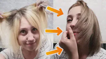 ИЗ БЛОНДА В РУСЫЙ БЕЗ ЗЕЛЕНИ ОБЫЧНОЙ КРАСКОЙ!!!