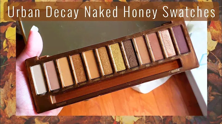 Urban Decay - Naked Honey Eyeshadow Palette - Just Swatches