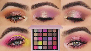 5 LOOKS 1 PALETTE! 5 EYE LOOKS WITH THE NORVINA PRO PIGMENT VOL 4 PALETTE! |PATTY